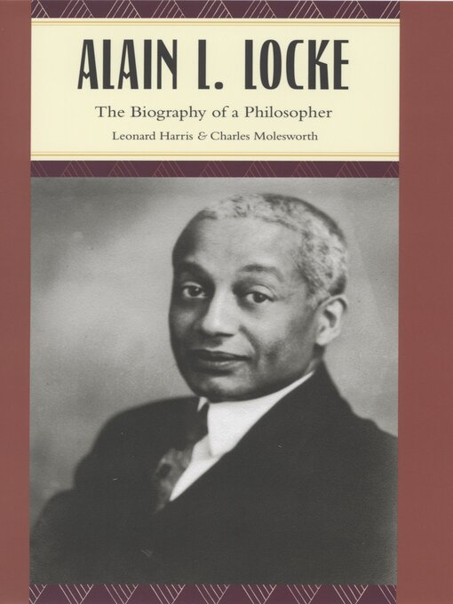 Title details for Alain L. Locke by Leonard Harris - Available
